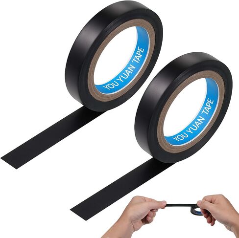 2Pcs Grip Finishing Tape Tennis Racket PVC Racquet Finishing 0.4Inch ×10.93 Yards Badminton Racquet Grip Racket Wrap Tape for Tennis Badminton in Saudi Arabia