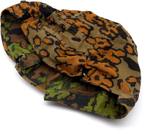 Reversible WWII German M35 Helmet Cover Spring W Fall Oak Camo Color Double Side Replica in Saudi Arabia