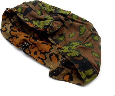 Reversible WWII German M35 Helmet Cover Spring W Fall Oak Camo Color Double Side Replica in Saudi Arabia