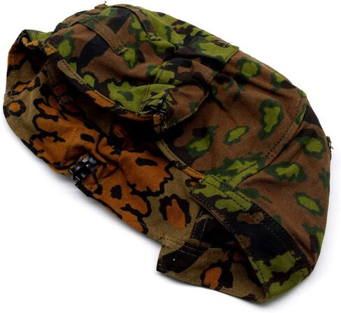 Reversible WWII German M35 Helmet Cover Spring W Fall Oak Camo Color Double Side Replica in Saudi Arabia