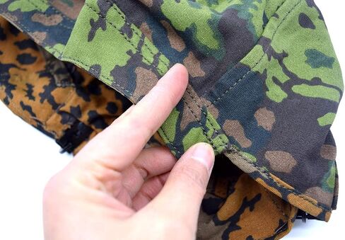 Reversible WWII German M35 Helmet Cover Spring W Fall Oak Camo Color Double Side Replica in Saudi Arabia