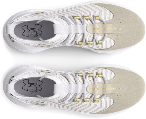 Under Armour Harper 9 Turf - للرجال (أبيض/أبيض ساميت/ذهبي معدني) in Kuwait