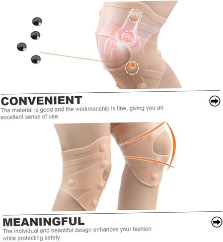 Magnet Knee Pad Warm Compression Knee Sleeve for Sports Non-Slip Patella Support for Running and Cycling Heating Function for Joint in Saudi Arabia