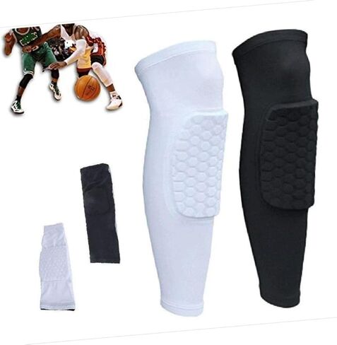 Toyvian Honeycomb Sports Knee Pads for Basketball and Climbing Breathable Compression Support Sleeve Black Protector Brace for Running and Sports Activities in Saudi Arabia