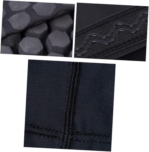 Toyvian Honeycomb Sports Knee Pads for Basketball and Climbing Breathable Compression Support Sleeve Black Protector Brace for Running and Sports Activities in Saudi Arabia