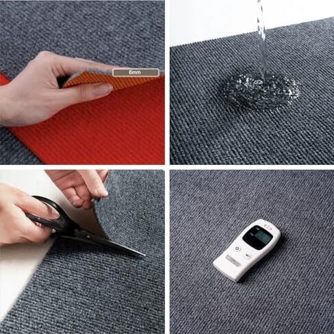 Soundproof Rugs for Piano & Drums - Noise Reduction Non-Slip Carpet Mat, 150x200cm, Gray - Ideal for Upright & Electronic Drum Kits, Bass Drum Protection in Saudi Arabia