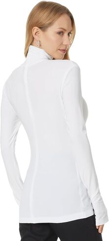 Norma Kamali Womens Slim Fit Long Sleeve Turtle Top in Saudi Arabia