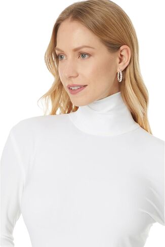 Norma Kamali Womens Slim Fit Long Sleeve Turtle Top in Saudi Arabia