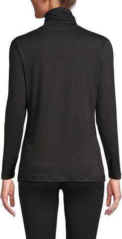 Lands' End Women's Baselayer Cozy Thermaskin Turtleneck Top in Saudi Arabia