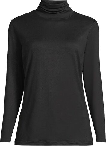Lands' End Women's Baselayer Cozy Thermaskin Turtleneck Top in Saudi Arabia