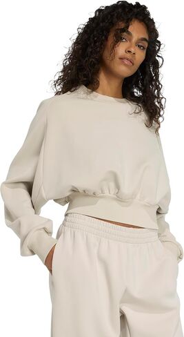 adidas womens All Szn Soft Lux Loose Sweatshirt in Saudi Arabia