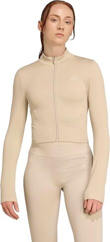 adidas Women's Essentials Full-Zip Knit Workout Jacket in Saudi Arabia