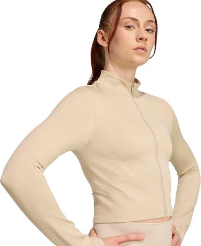 adidas Women's Essentials Full-Zip Knit Workout Jacket in Saudi Arabia