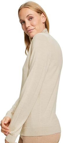 FALKE Women's Merino Wool Turtleneck Sweatshirt, 1 Piece in Saudi Arabia