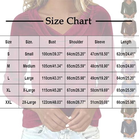 Fall Winter Velvet Tops for Women 2026 Fashion Cowl Neck Shirts Casual Long Sleeve Solid Color Blouses Loose T-Shirts in Saudi Arabia
