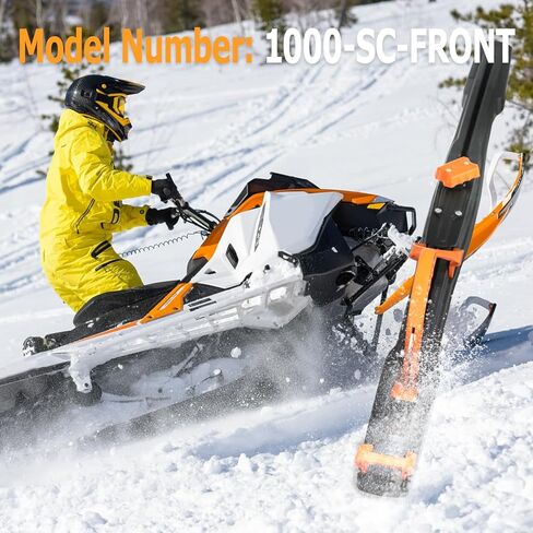 نظام ربط مقطورة عربة الثلج 1000-SC-FRONT مناسب لـ Superclamp II، قبضة متعددة الاستخدامات للإمساك الآمن، طقم أمان قضيب ربط عربة التزلج على الجليد in Kuwait