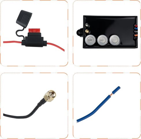 G3-H01 Wireless Dump Trailer Remote Control Kit, 12 Volt Hydraulic Pump Lift Winch Controller with 50-100ft Range, Low Voltage Protection, Easy Installation for Dump Trailers, Boat Lifts, Snow Plows. in Saudi Arabia
