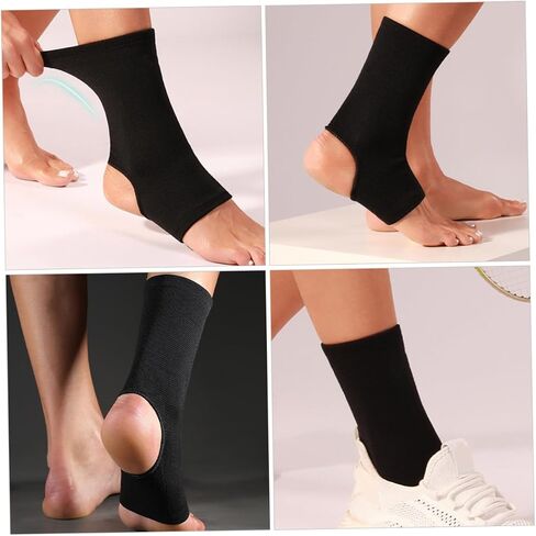 Baluue 1pair Boys and Girls Ankle Brace Compression Sleeve for Sports Lightweight Ankle Support for Basketball Soccer Running and Injury Prevention Girl's in Saudi Arabia