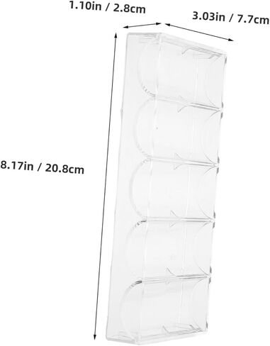 ibasenice Acrylic Poker Chip Organizer 2pc Chips Storage Management for Poker Games in Saudi Arabia