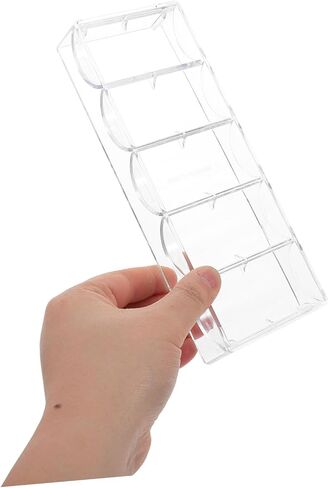 ibasenice Acrylic Poker Chip Organizer 2pc Chips Storage Management for Poker Games in Saudi Arabia