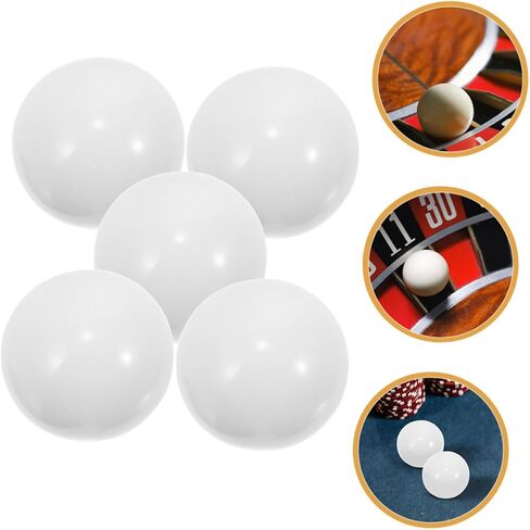 VANZACK Small Roulette Wheel Beads Set for Parties 5pcs Table Game Beads for Home and Festival Use Rotating Game Wheel Accessories for Family Gatherings and Bar Events in Saudi Arabia