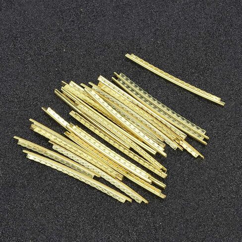 Guitar Frets, Pack of 48 Electric Guitar 2.7mm 24 Frets Fretwire Guitarfret Wires for Electric Guitarbass Guitarfingerboard Replacement in Saudi Arabia