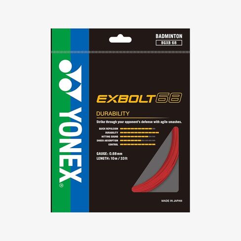 YONEX Exbolt 68 Badminton String (Flash Red) in Saudi Arabia
