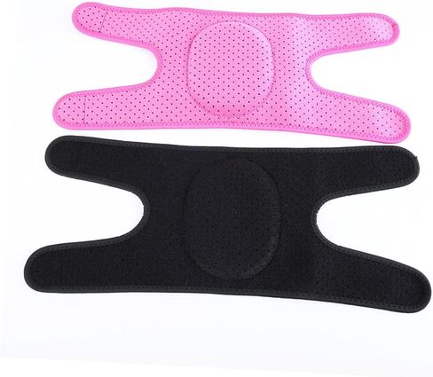 HANABASS 1Pair Outdoor Sports Knee Pads Comfortable Winter Warm Kneelet for Running Football Basketball Hiking Non Slip Breathable Design for Men Women Black in Saudi Arabia