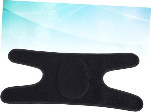 SUPVOX 1Pair Outdoor Sports Knee Pad Comfortable for Running Winter Warm Protection Non Slip Lightweight Breathable for Men Women Black in Saudi Arabia