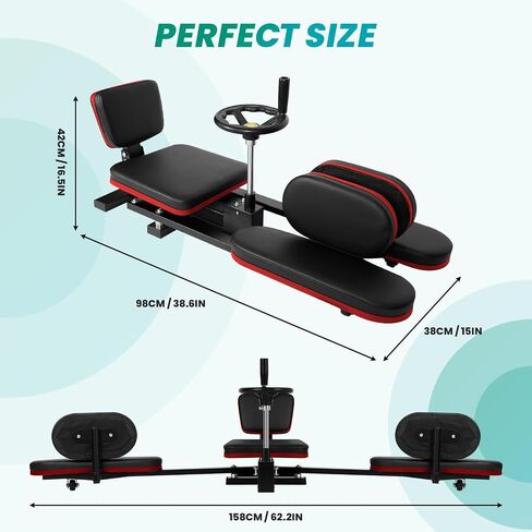 Leg Stretcher Machine, Adjustable Stretch Machine for Splits Max 240°, 400 Lbs Weight Capacity Split Stretcher for Flexibility, Yoga, Dance, Gymnastics Training in Kuwait
