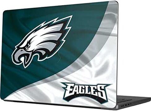 Skinit Decal Laptop Skin Compatible with MacBook Pro 14in (2021) - Officially Licensed NFL Philadelphia Eagles Design in Saudi Arabia