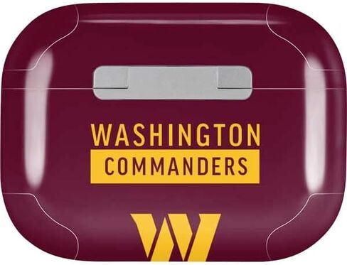 Skinit Decal Audio Skin Compatible with AirPods Pro 2nd Gen - Officially Licensed NFL Washington Commanders Flag Design in Saudi Arabia