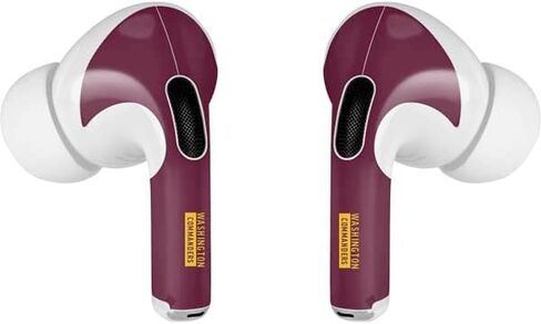Skinit Decal Audio Skin Compatible with AirPods Pro 2nd Gen - Officially Licensed NFL Washington Commanders Flag Design in Saudi Arabia