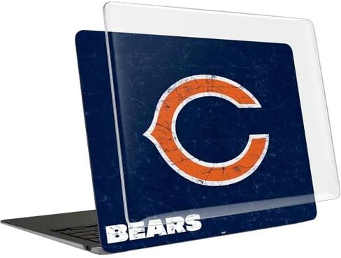 Skinit Laptop Case Plus Skin Compatible with MacBook Air 15in (2023) - Officially Licensed NFL Chicago Bears Distressed Design in Saudi Arabia