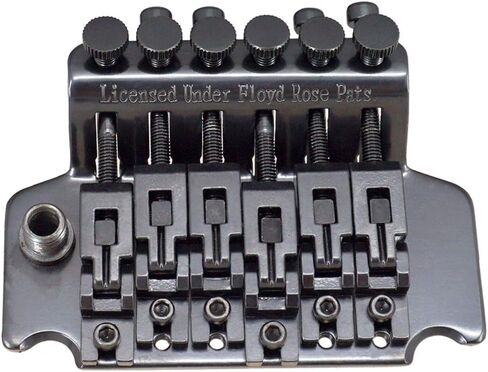 نظام جسر تريمولو جيتار كهربائي 6 سلسلة مزدوجة لفة ذيل السرج للغيتار الكهربائي استبدال مواد سبائك الزنك (لاقط الجيتار من النوع 2) in Kuwait