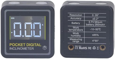 Pocket Digital Inclinometer, Magnetic Digital Corner Search With Background Lighting For Wood Procedure in Kuwait