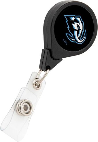 Desert Cactus Utah Mammoth Retractable Badge Holder NHL Team ID Reel with Ticket Clip for Lanyard, Work, School & Office Access in Saudi Arabia