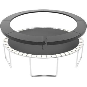Trampoline Pad Replacement, 10/12/14/15/16FT Trampoline Spring Cover, No-Hole for Pole Waterproof Trampoline Safety Pad, Trampoline Replacement Parts & Accessories for Round Frame in Saudi Arabia