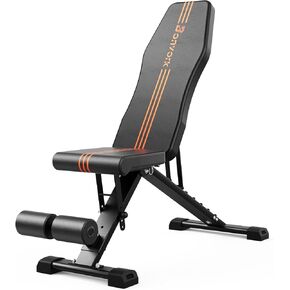 مقعد وزن قابل للتعديل بوزن 800 رطل - مكبس تمرين قابل للطي مع قاعدة ممتدة 20.5 بوصة لصالة الألعاب الرياضية المنزلية، مقعد تدريب القوة المنحدر القابل للطي لتمرين الجسم بالكامل - إصدار 2025 in Kuwait