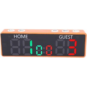 Asixxsix Mini Digital Scoreboard, 6 Digits Electronic Scoreboard with Buzzer, Rechargeable Portable Tabletop Score Keeper for Sports Game Volleyball Table Tennis Baseball Basketball in Kuwait