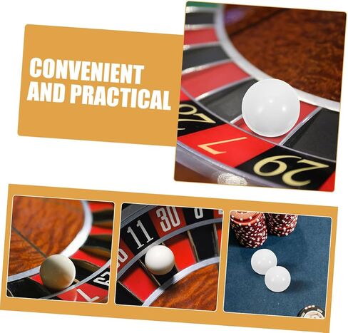 5pcs Roulette Wheel Beads Rotating Balls for Roulette Games for Wheels Smooth Tracking for Parties and Home Use in Saudi Arabia