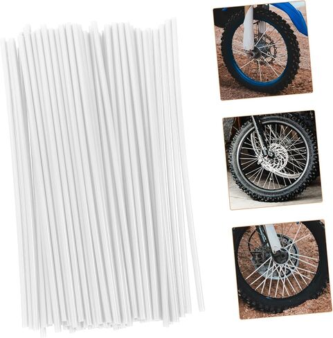 72Pcs Wheel Covers for Motorcycles and Bicycles Universal Rim Protector Wraps Durable Plastic Wheel Rim Skin for-Road Vehicles and Decoration in Saudi Arabia