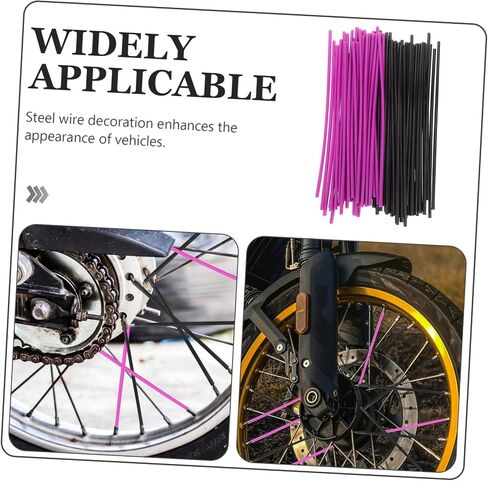144pcs Bike Wheel Covers for Dirt Bikes Decorative Protectors Easy Installation in Saudi Arabia
