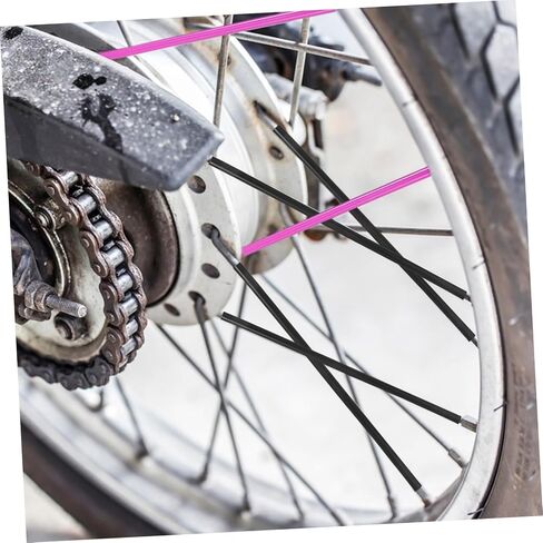 144pcs Bike Wheel Covers for Dirt Bikes Decorative Protectors Easy Installation in Saudi Arabia