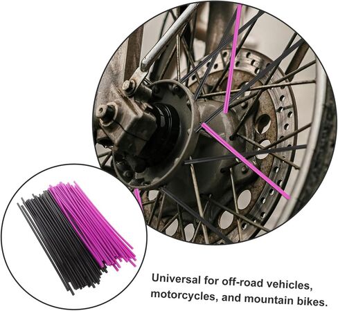 144pcs Bike Wheel Covers for Dirt Bikes Decorative Protectors Easy Installation in Saudi Arabia