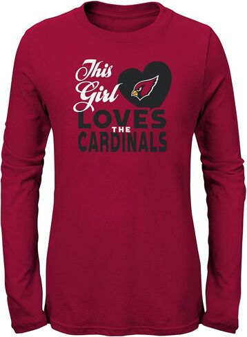 Outerstuff Girls' Youth Loves Long Sleeve Fashion Fit Tee in Saudi Arabia
