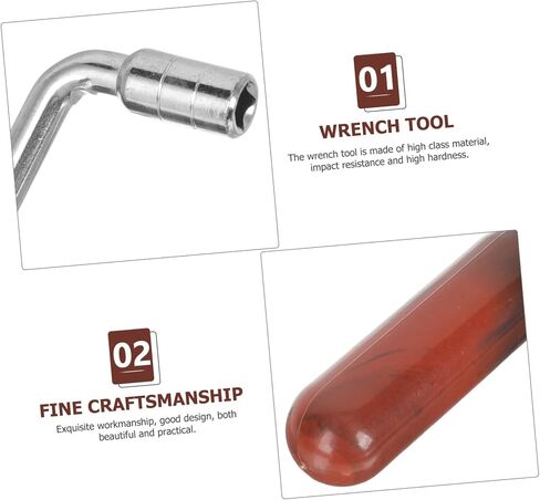 Professional Dulcimer Tuning Lever Wrench 402 Model for Accurate Tone Adjustment Sturdy Instrument Accessory for Musicians and Dulcimer Enthusiasts in Saudi Arabia