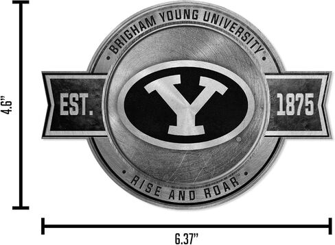 Rico Industries NCAA BYU Cougars Pewter Design Badge Magnet - for Car, Fridge in Saudi Arabia