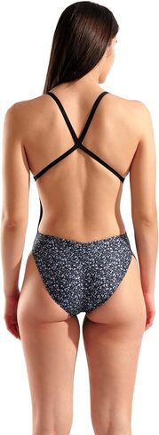 Arena Women's Performance Pebbles X Criss-Cross Back Swimsuit Sports Bathing Suit in Saudi Arabia