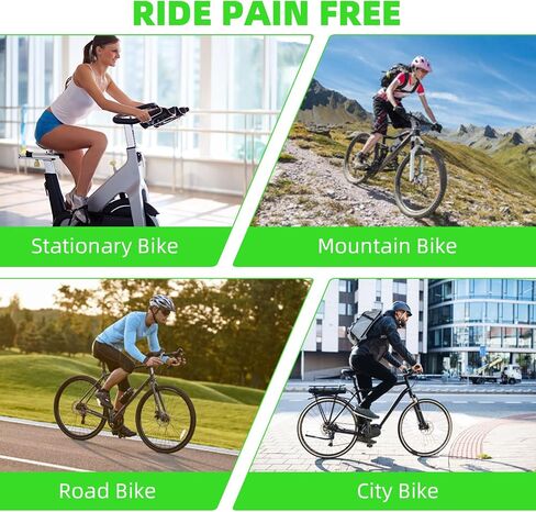 Bike Seat Cushion - Gel Padded Bike Seat Cover for Men Women Comfort, Extra Soft Exercise Bicycle Seat Cushion Compatible with Peloton, Indoor & Outdoor Bicycle in Saudi Arabia